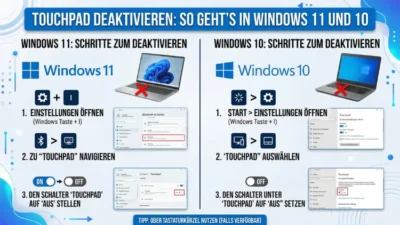 Touchpad deaktivieren: So geht’s in Windows 11 und 10
