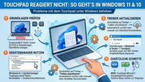 Touchpad reagiert nicht: So geht’s in Windows 11 und 10