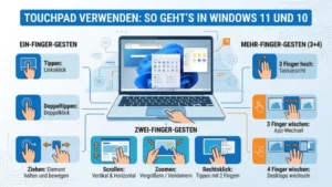 Touchpad verwenden: So geht’s in Windows 11 und 10