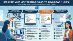 USB-Gerät wird nicht erkannt: So geht’s in Windows 11 und 10