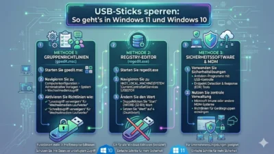 USB-Sticks sperren: So geht’s in Windows 11 und Windows 10