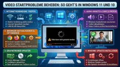 Video Startprobleme beheben: So geht’s in Windows 11 und 10