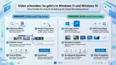 Video schneiden: So geht’s in Windows 11 und Windows 10