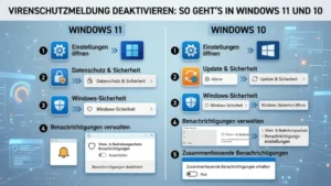 Virenschutzmeldung deaktivieren: So geht’s in Windows 11 und 10
