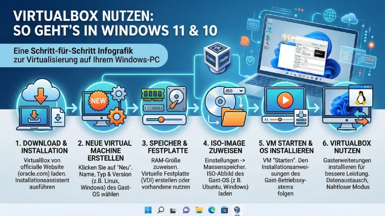 VirtualBox nutzen: So geht’s in Windows 11 und Windows 10