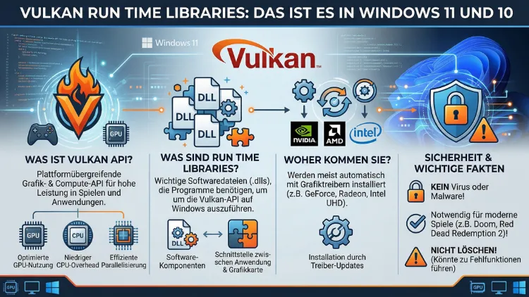 Vulkan Run Time Libraries: Das ist es in Windows 11 und 10
