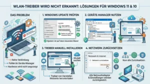 WLAN-Treiber wird nicht erkannt: So geht’s in Windows 11 und 10