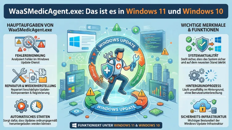 WaaSMedicAgent.exe: Das ist es in Windows 11 und Windows 10