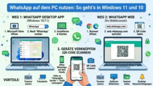 WhatsApp auf dem PC nutzen: So geht’s in Windows 11 und 10