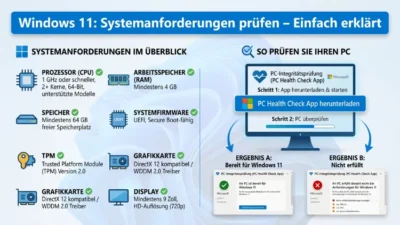 Windows 11: Systemanforderungen prüfen – Einfach erklärt