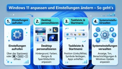 Windows 11 anpassen und Einstellungen ändern – So geht’s