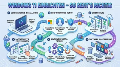 Windows 11 einrichten – So geht’s richtig