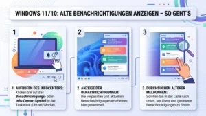 Windows 11/10: Alte Benachrichtigungen anzeigen – So geht’s