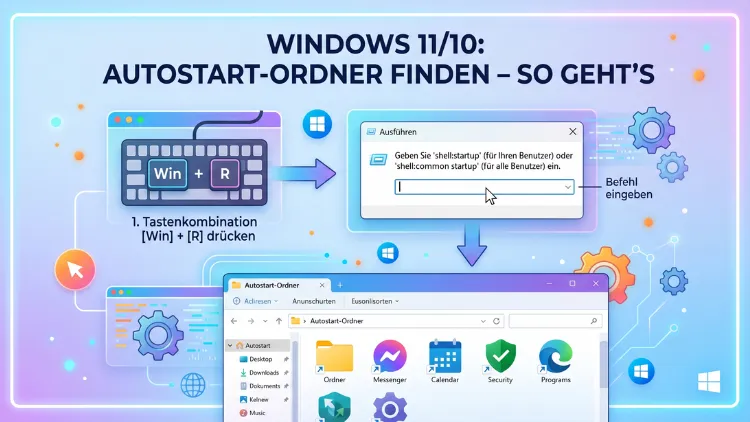Windows 11/10: Autostart-Ordner finden – So geht’s