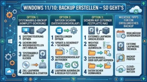 Windows 11/10: Backup erstellen – So geht’s