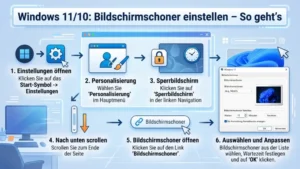 Windows 11/10: Bildschirmschoner einstellen – So geht’s