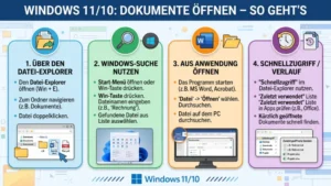Windows 11/10: Dokumente öffnen – So geht’s