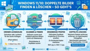 Windows 11/10: Doppelte Bilder finden & löschen – So geht’s