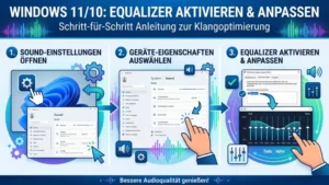 Windows 11/10: Equalizer aktivieren und anpassen – So geht’s