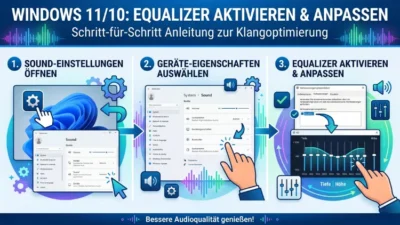 Windows 11/10: Equalizer aktivieren und anpassen – So geht’s
