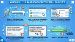 Windows 11/10: Fast Boot deaktivieren – So geht’s