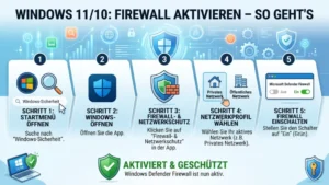 Windows 11/10: Firewall aktivieren – So geht’s