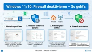 Windows 11/10: Firewall deaktivieren – So geht’s