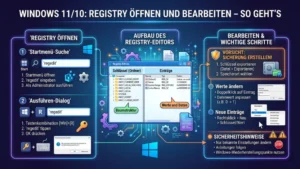 Windows 11/10: Registry öffnen und bearbeiten – So geht’s