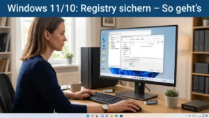 Windows 11/10: Registry sichern – So geht's