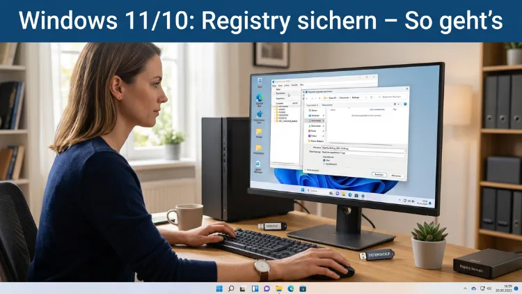 Windows 11/10: Registry sichern – So geht's