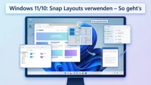 Windows 11/10: Snap Layouts verwenden – So geht’s