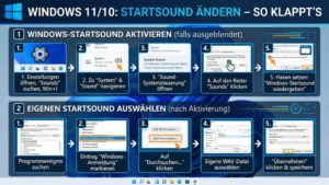 Windows 11/10: Startsound ändern – So klappt’s