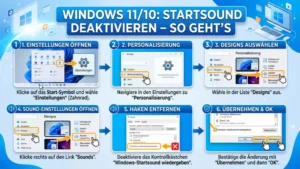 Windows 11/10: Startsound deaktivieren – So geht’s