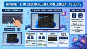 Windows 11/10: Xbox Game Bar Einstellungen – So geht’s