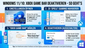 Windows 11/10: Xbox Game Bar deaktivieren – So geht’s