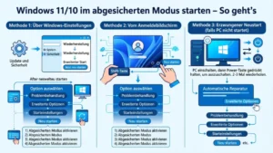 Windows 11/10 im abgesicherten Modus starten – So geht’s