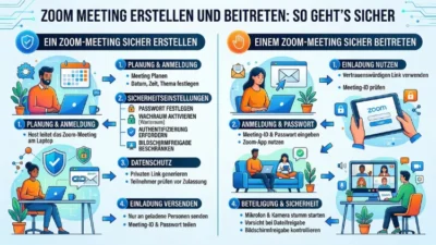 Zoom Meeting erstellen und beitreten: So geht’s sicher