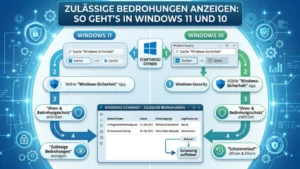 Zulässige Bedrohungen anzeigen: So geht’s in Windows 11 und 10