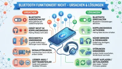 Bluetooth funktioniert nicht – Ursachen & Lösungen