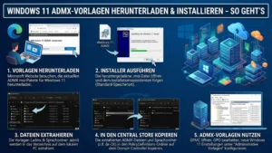 Windows 11 ADMX Vorlagen herunterladen & installieren – So geht’s