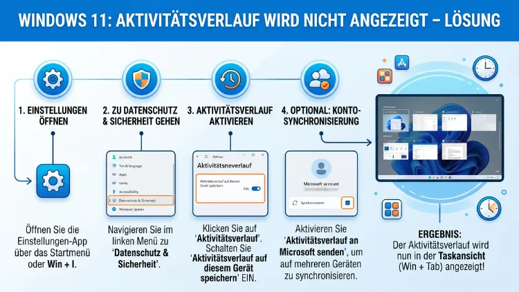 Windows 11: Aktivitätsverlauf wird nicht angezeigt – Lösung