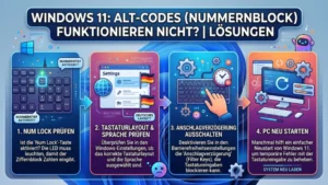 Windows 11: Alt-Codes über den Ziffernblock geht nicht – Lösung