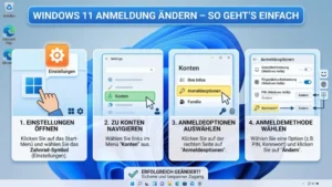 Windows 11 Anmeldung ändern – So geht’s einfach