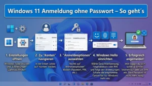 Windows 11 Anmeldung ohne Passwort – So geht’s