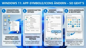 Windows 11: App-Symbole/Icons ändern – So geht’s