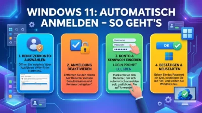 Windows 11: Automatisch anmelden – So geht’s