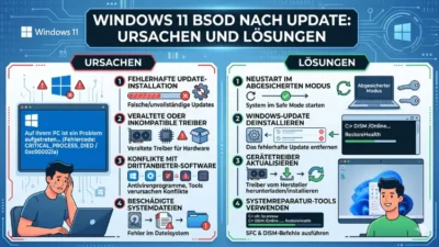 Windows 11 BSOD nach Update: Ursachen und Lösungen