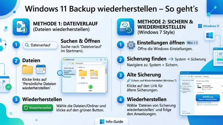 Windows 11 Backup wiederherstellen – So geht’s