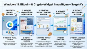 Windows 11: Bitcoin- & Crypto-Widget hinzufügen – So geht’s