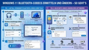 Windows 11 Bluetooth-Codecs ermitteln und ändern – So geht’s